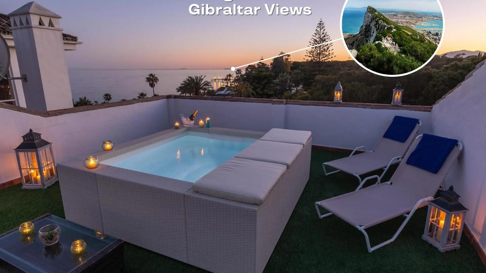 Apartmán Vacation Marbella I Las Canas Beachfront Haven, Sea View, Jacuzzi, Golden Mile, Duplex Penthouse, 24-7 Security Španělsko